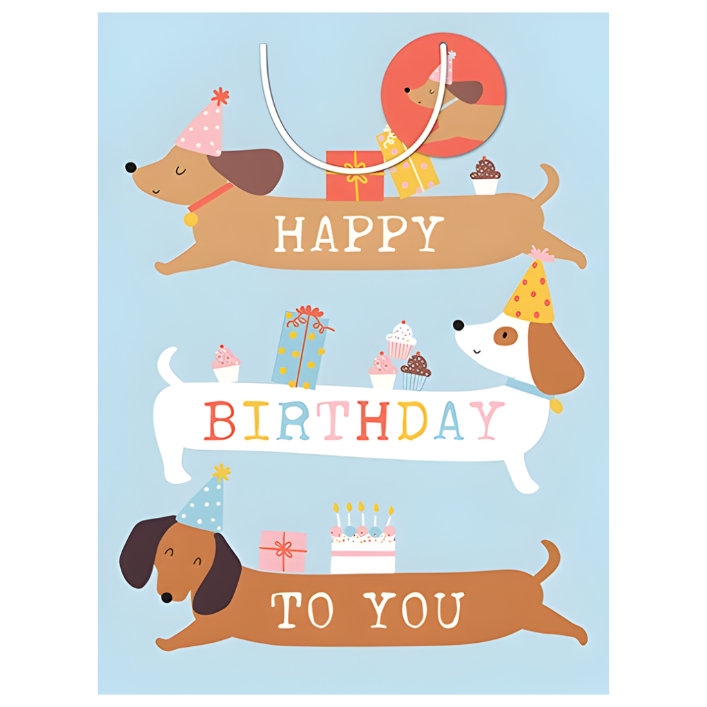 Gift Bag - Saussage Dogs 