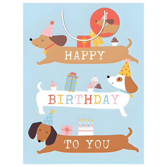 Gift Bag - Saussage Dogs 