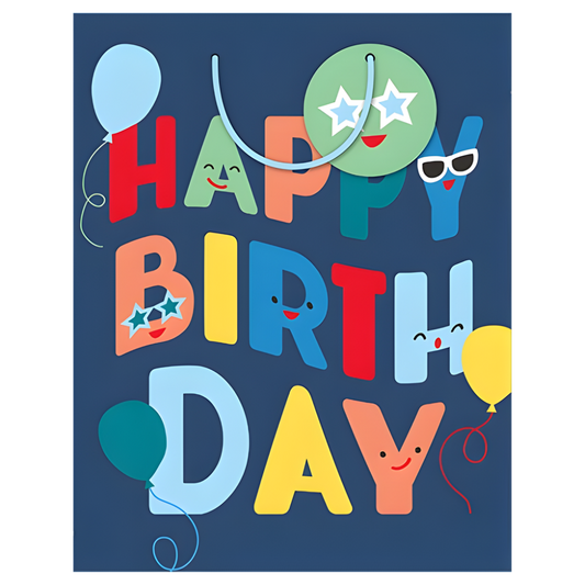 Gift Bag - Happy Birthday (Sm) 