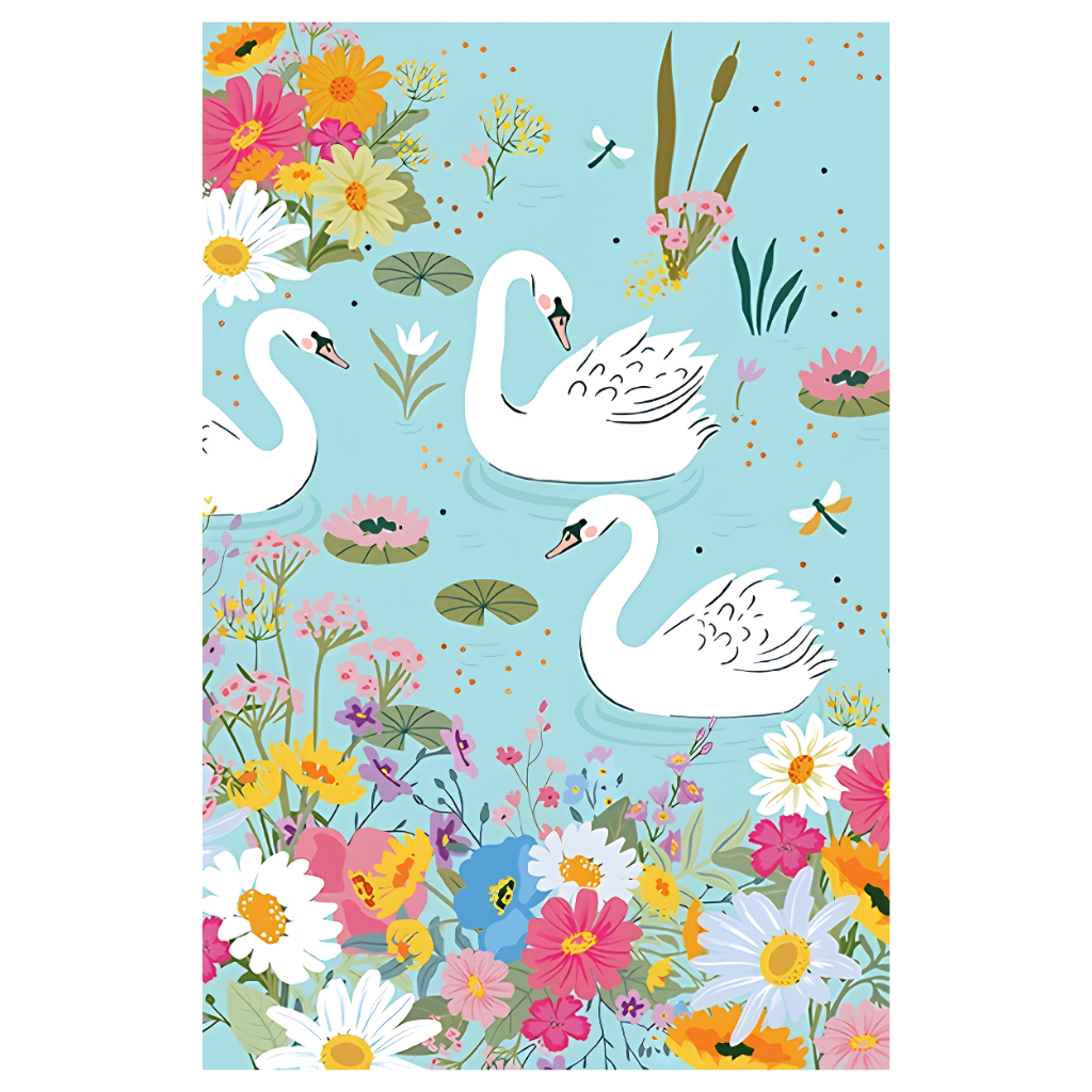 Swans in a Pond