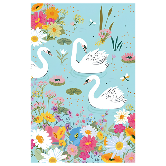 Swans in a Pond