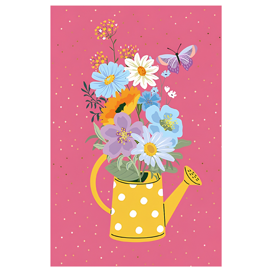 Floral Watering Can