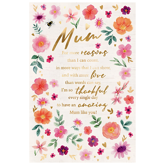 Mum, Floral Garden