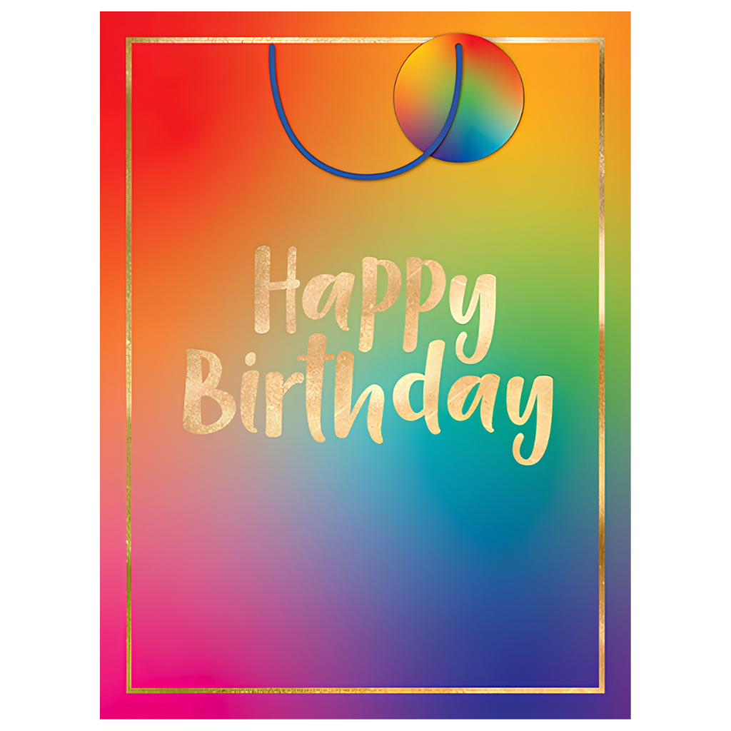 Gift Bag - Bright Ombre