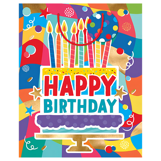 Gift Bag - Bright Cake [Sz:Small]