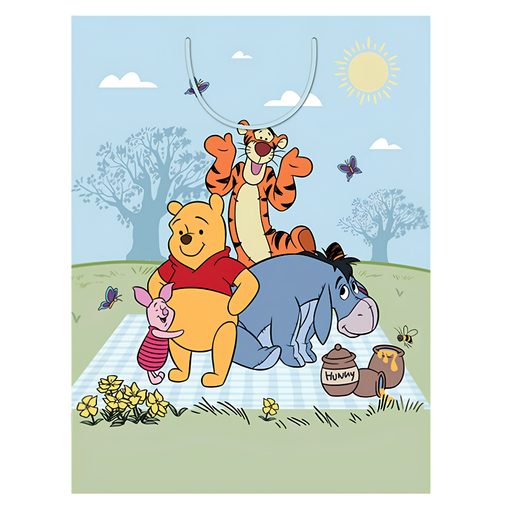 Gift Bag - Pooh's Picnic (Lg) 