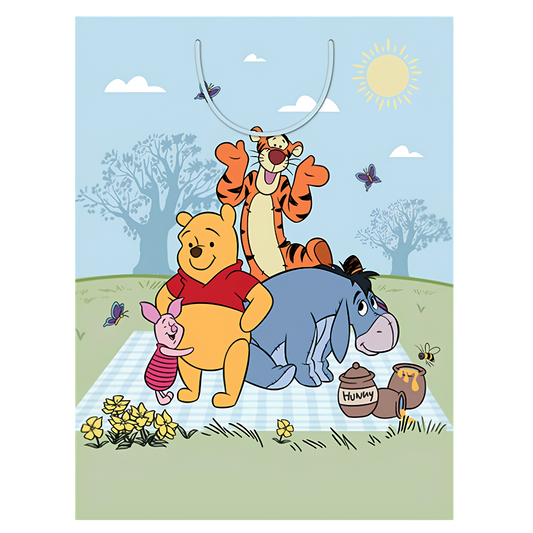 Gift Bag - Pooh's Picnic (Lg) 