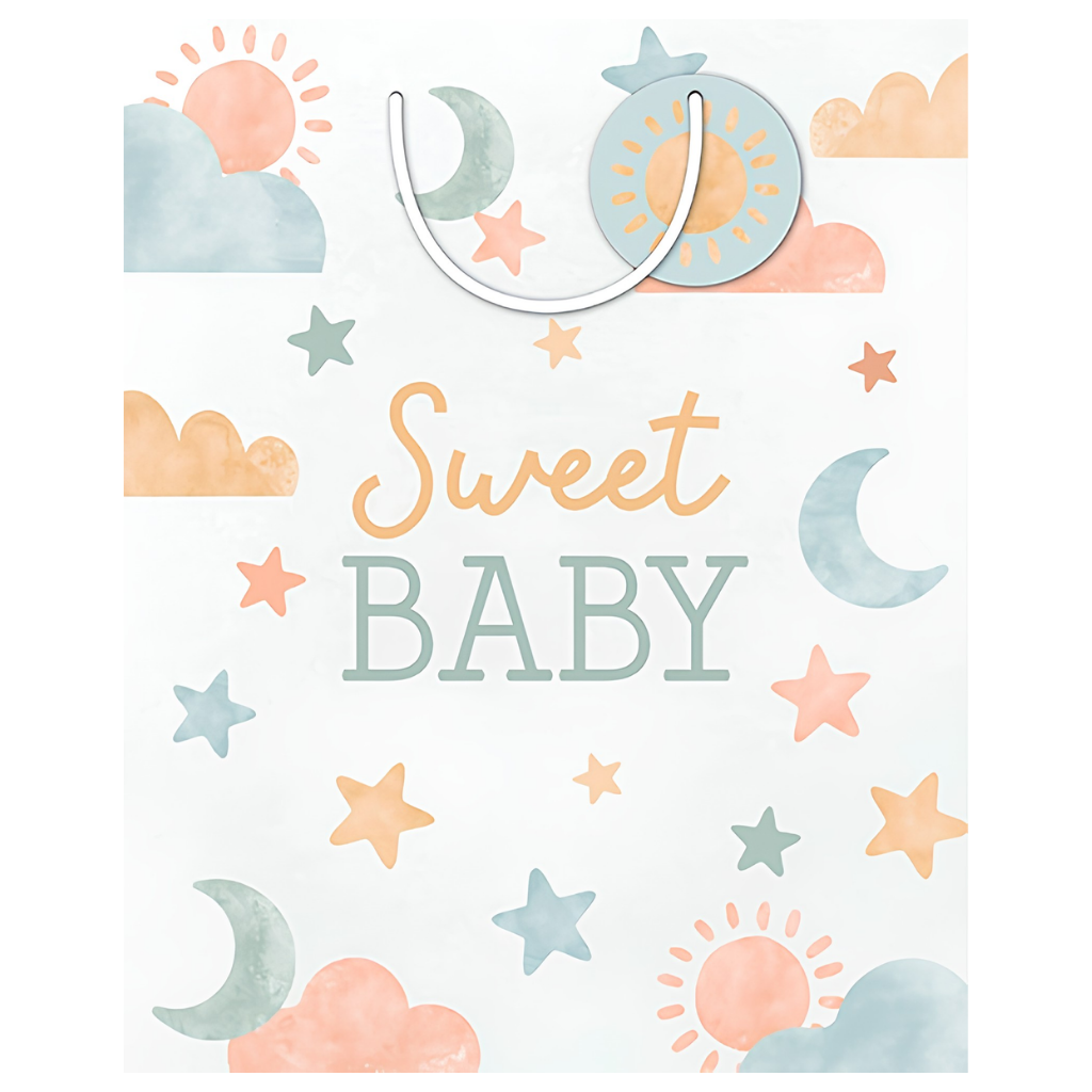 Gift Bag - Sweet Baby (Med) 
