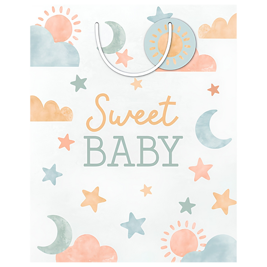 Gift Bag - Sweet Baby (Med) 