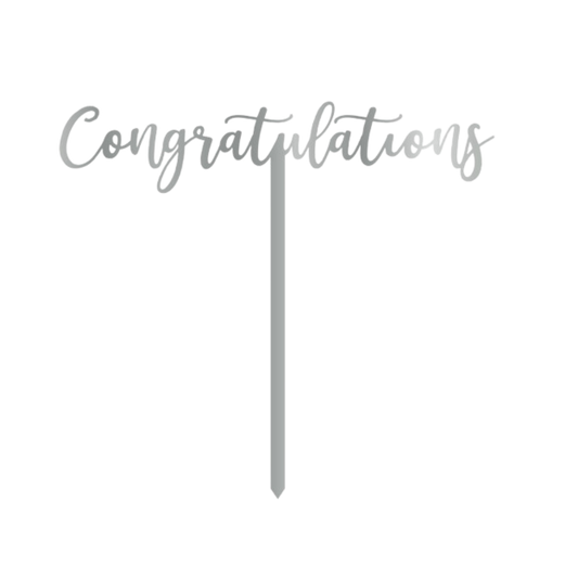 Cake Topper Congratulations 