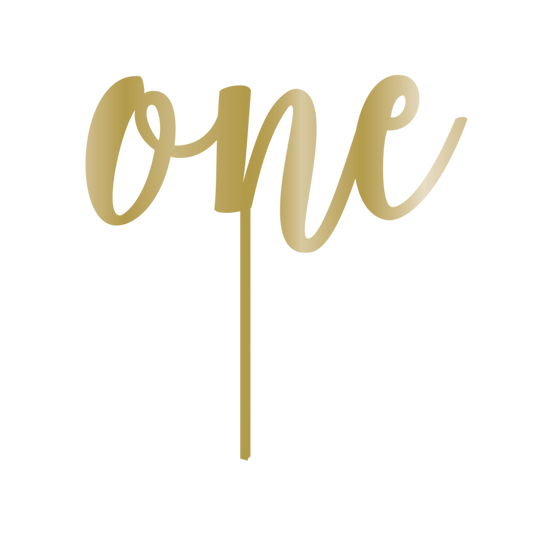 Cake Topper "One" 