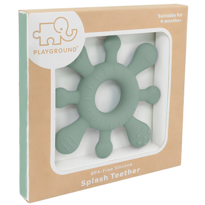 Silicone Splash Teether Sage