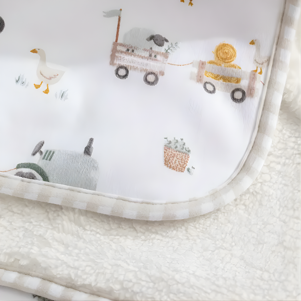 Sherpa Blanket - Tractor Ride