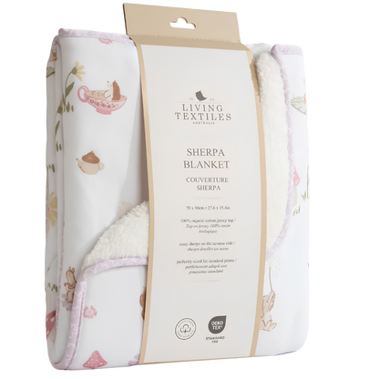 Living Textiles Sherpa Blanket - Whimsical Wonderland