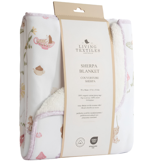 Living Textiles Sherpa Blanket - Whimsical Wonderland