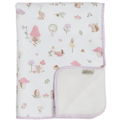 Living Textiles Sherpa Blanket - Whimsical Wonderland
