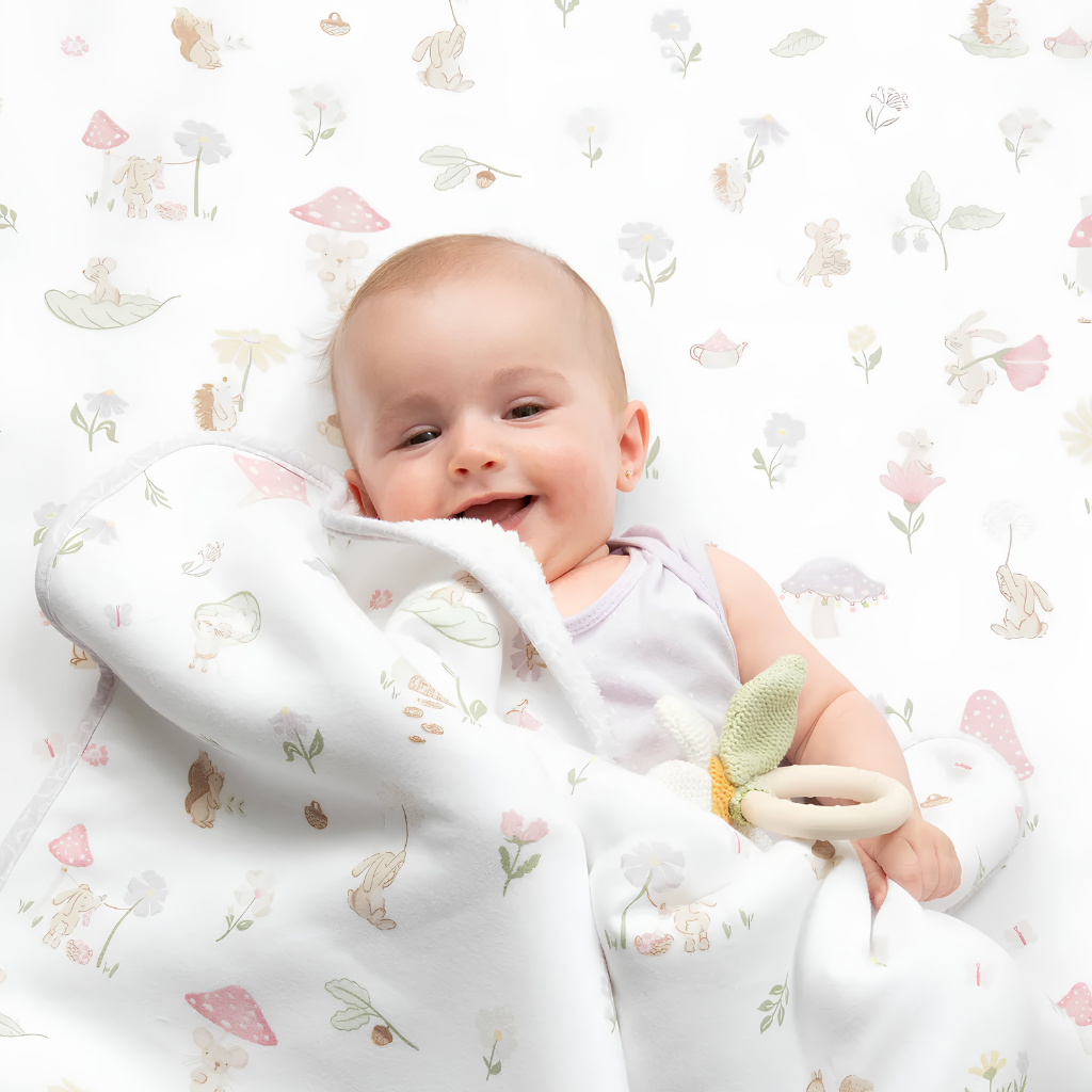 Living Textiles Sherpa Blanket - Whimsical Wonderland