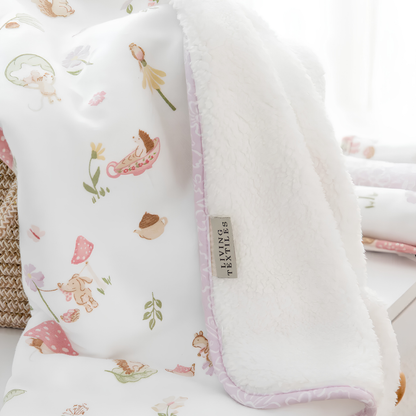 Living Textiles Sherpa Blanket - Whimsical Wonderland