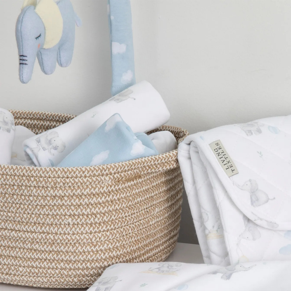 3 Pack Organic Washcloths - Elephant Playtime