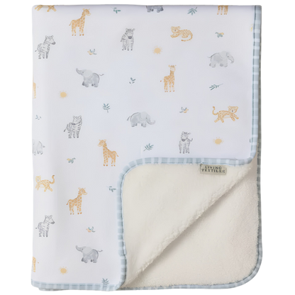 Living Textiles Sherpa Blanket - Roam And Roar