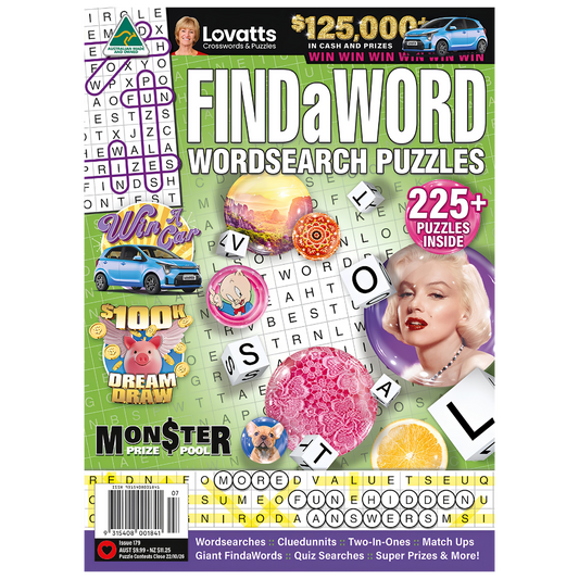 Lovatts FindaWord Wordsearch Puzzles– Issue #179
