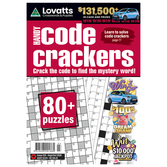 Lovatts Handy Code Crackers – Issue #129 Sep/Oct 2026