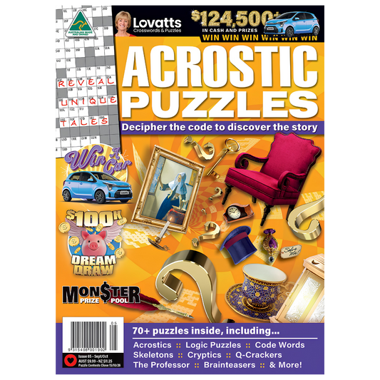 Lovatts Acrostic Puzzles – Issue #65 