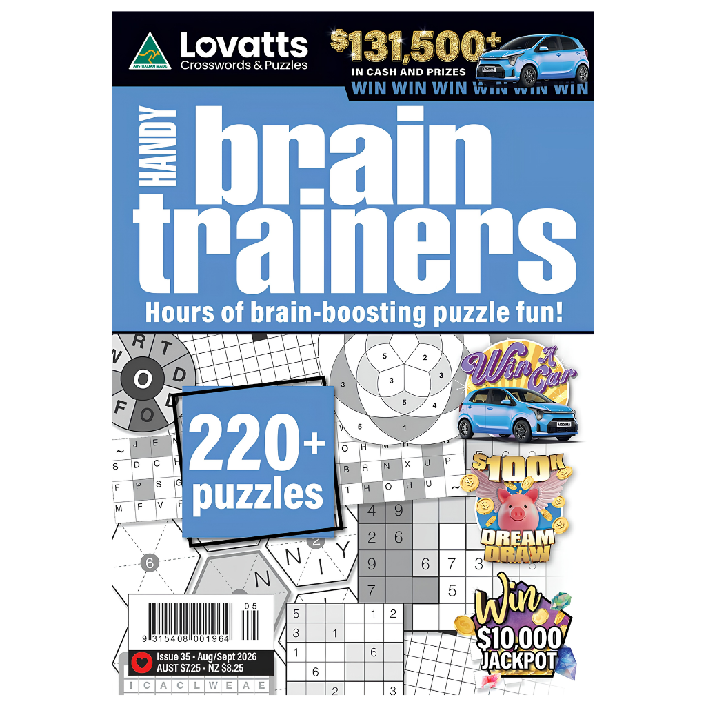 Lovatts Handy Brain Trainers – Issue #35 Aug/Sep 2026
