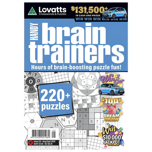 Lovatts Handy Brain Trainers – Issue #35 Aug/Sep 2026
