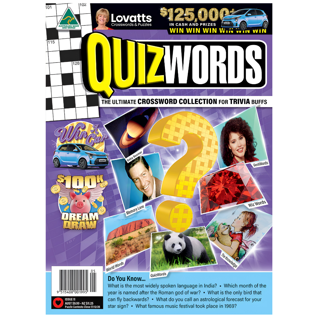 Lovatts Quizwords – Issue #11