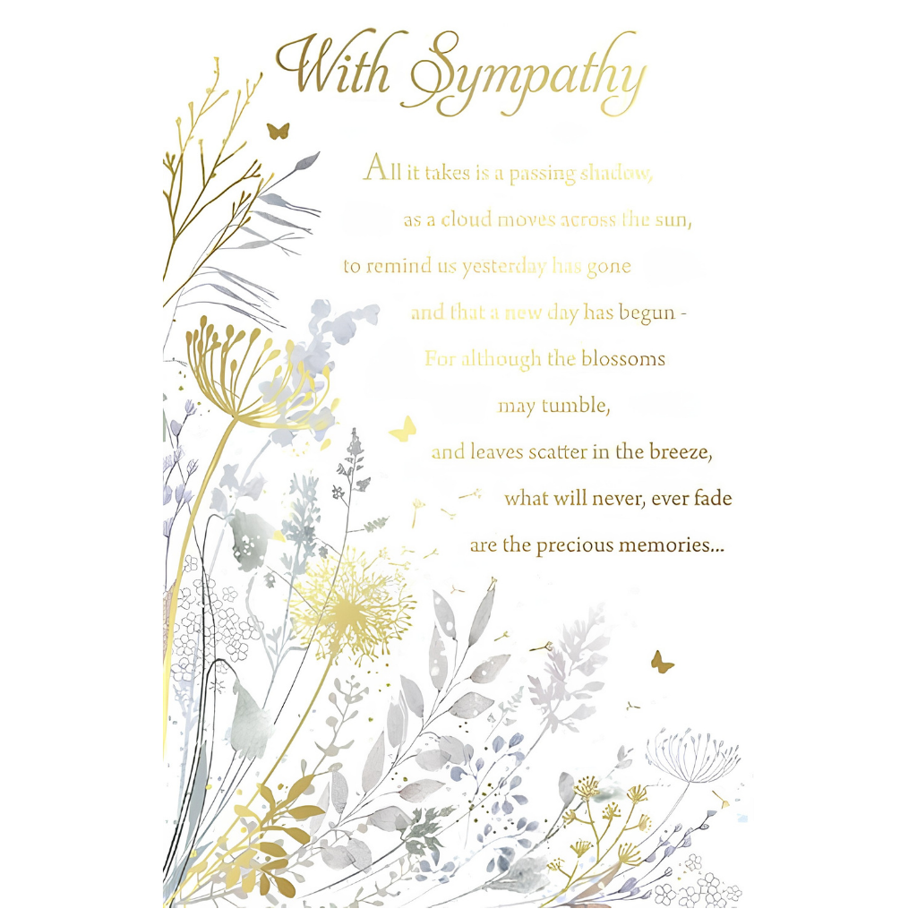 With Sympathy - Blossoms