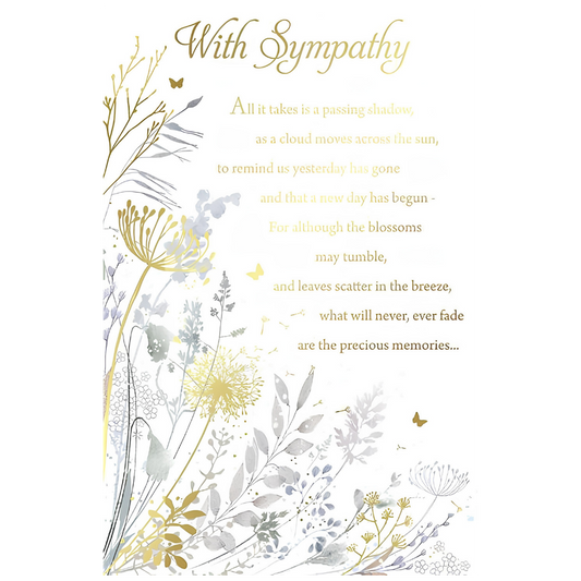 With Sympathy - Blossoms