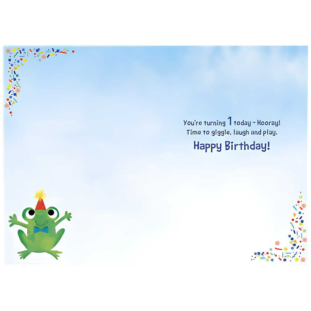 1st Birthday Frog