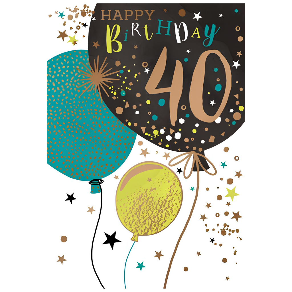40th Birthday Balloons