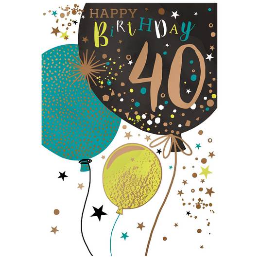 40th Birthday Balloons