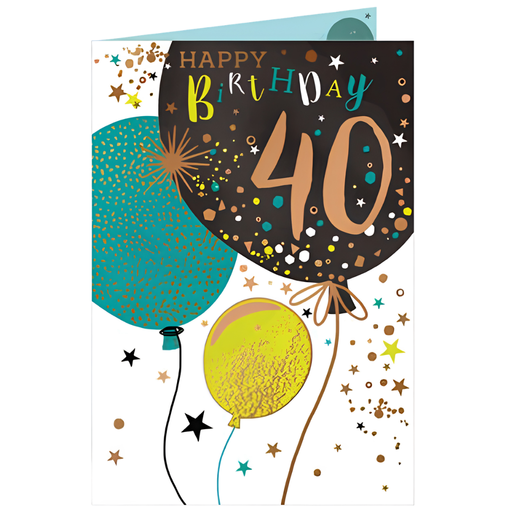 40th Birthday Balloons