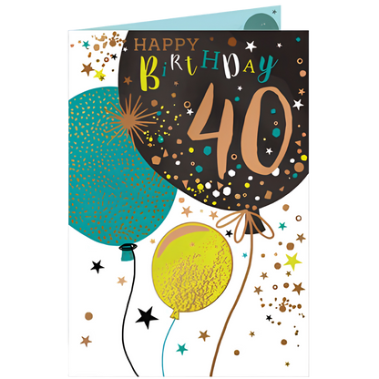 40th Birthday Balloons