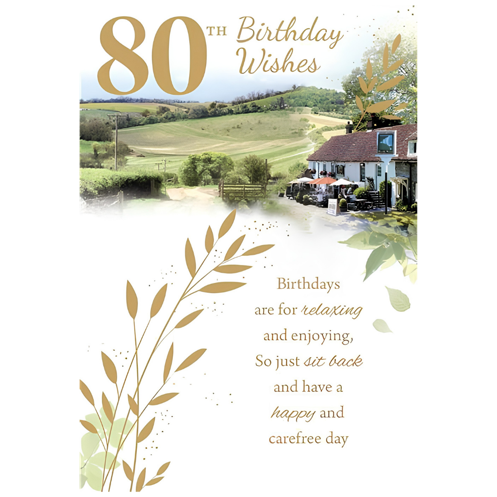 80th Birthday, Relax & Enjoy