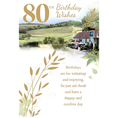80th Birthday, Relax & Enjoy