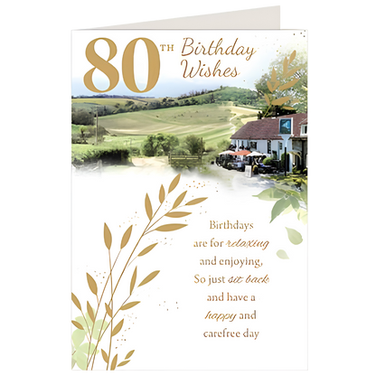 80th Birthday, Relax & Enjoy