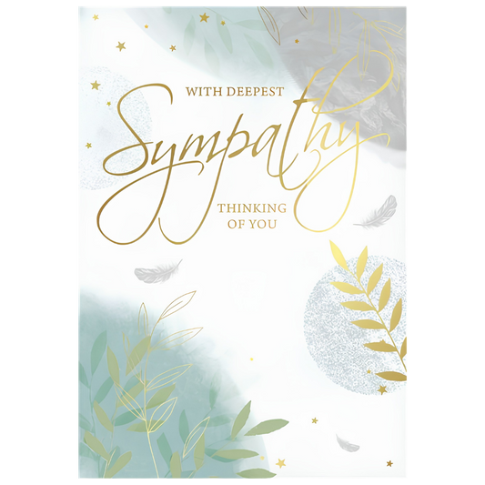 Deepest Sympathy Gold Script
