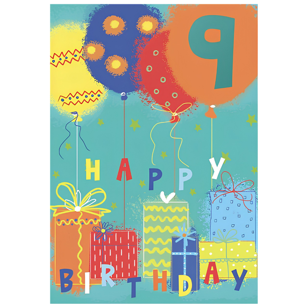Hooray! 9 Today