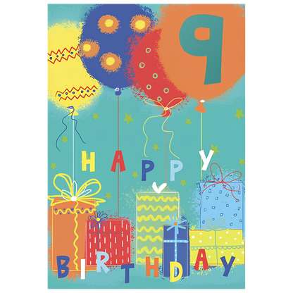 Hooray! 9 Today