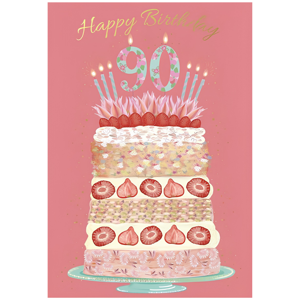 90th Birthday Cake