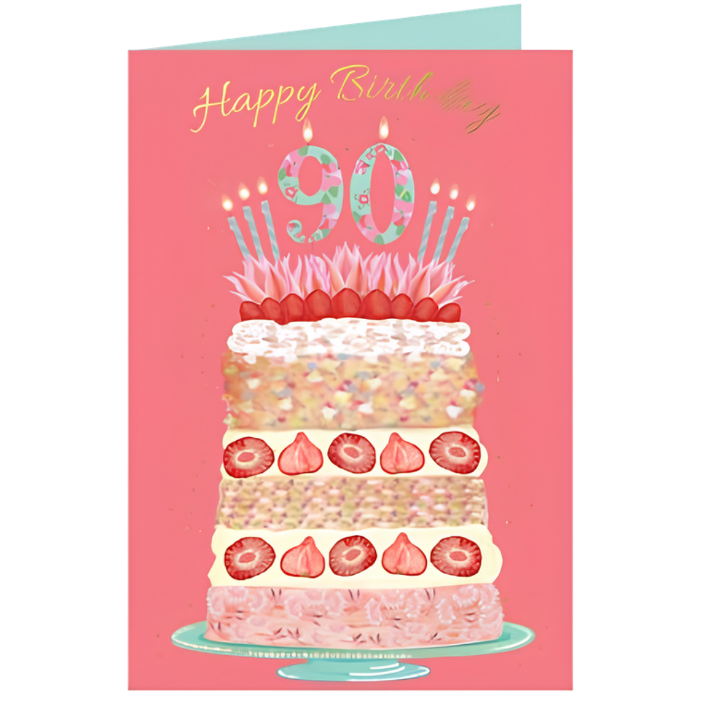90th Birthday Cake