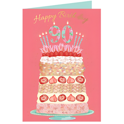 90th Birthday Cake