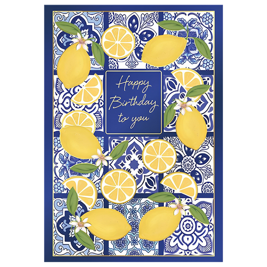 Happy Birthday to You, Amalfi Blue