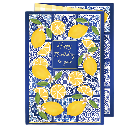 Happy Birthday to You, Amalfi Blue