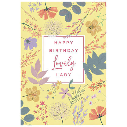Happy Birthday Lovely Lady