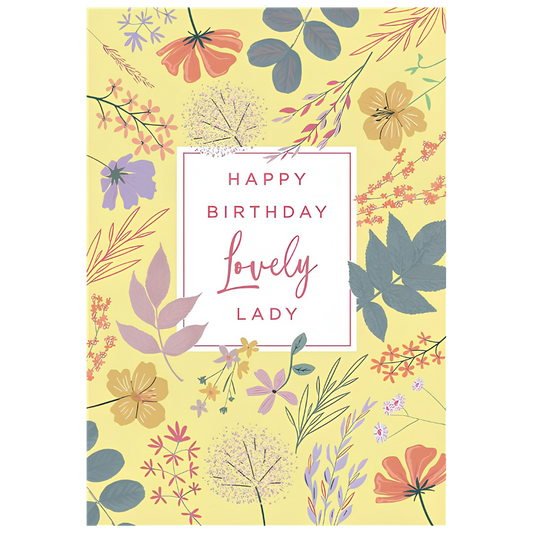 Happy Birthday Lovely Lady